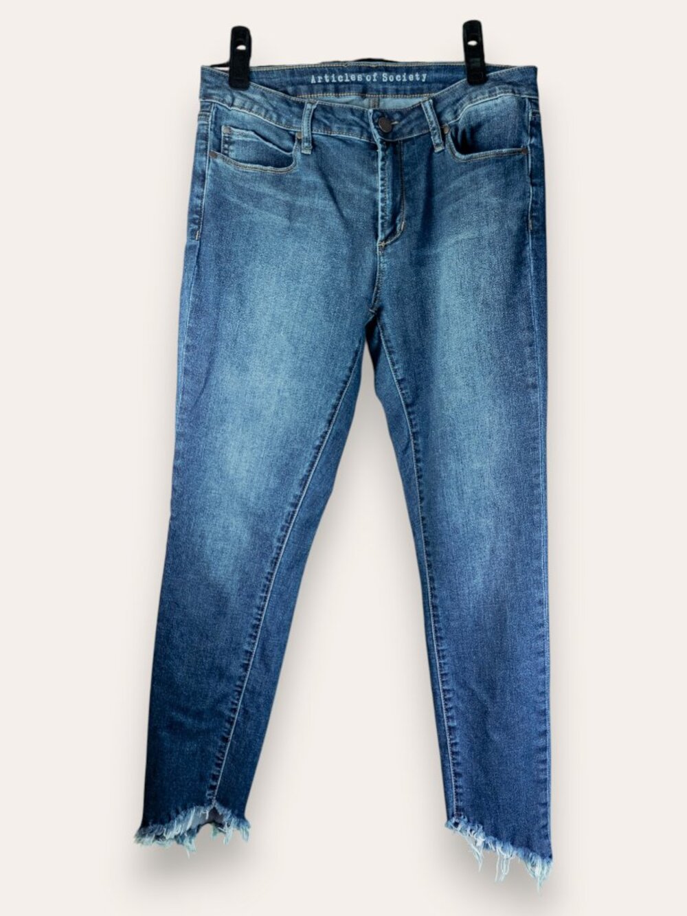 Articles of Society Suzy Step Hem Skinny Jeans Size 30 Dark Wash